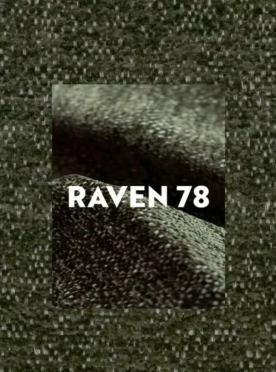 Krzesło tapicerowane ELTON Raven - złoty/oliwkowy Raven 78