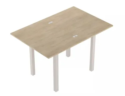 Stół rozkładany FLIP 80/160x80 - dąb cremona torro/kaszmir