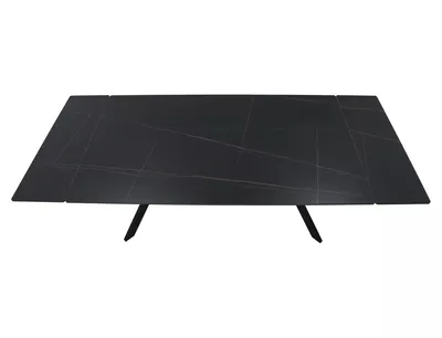 Stół rozkładany IMPERIA 160/220x90 - czarny