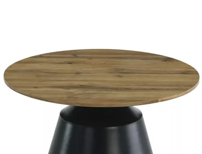 Zestaw stolików kawowych ITAKA - dąb artisan/czarny
