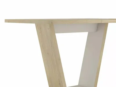 Stół rozkładany NIGEL 120/160x80 - dąb cremona torro/kaszmir