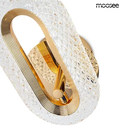 MOOSEE Lampa ścienna JEWEL - złoty