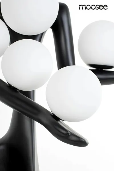MOOSEE Lampa podłogowa HUMAN DREAMER - czarny