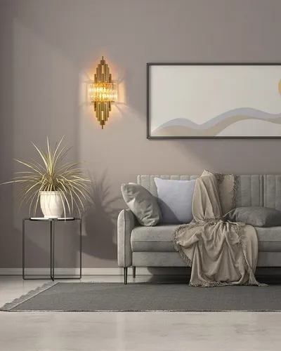 MOOSEE Lampa ścienna TOWERS - złoty