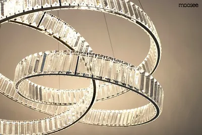 MOOSEE Lampa wisząca WAVE 80 - chrom