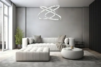 MOOSEE Lampa wisząca WAVE 130 - chrom
