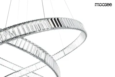 MOOSEE Lampa wisząca WAVE 130 - chrom