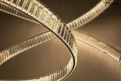 MOOSEE Lampa wisząca WAVE 130 - chrom