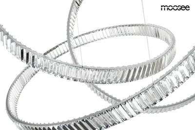 MOOSEE Lampa wisząca WAVE 130 - chrom