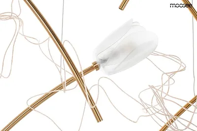 MOOSEE Lampa wisząca TULIPPE 14 LINE - złoty