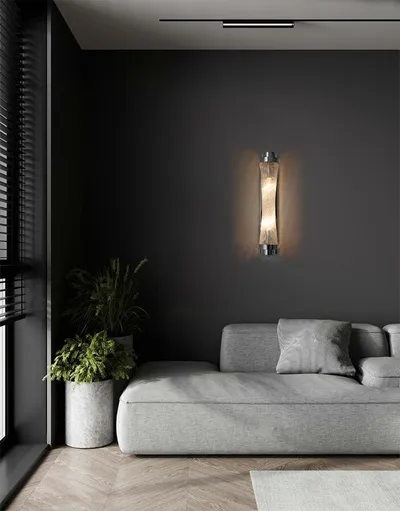 MOOSEE Lampa ścienna COLUMN 60 - srebrny