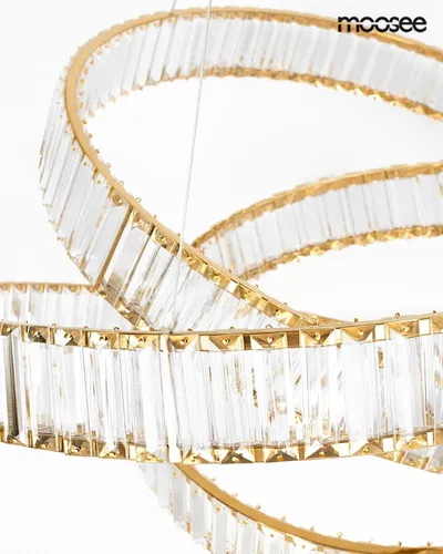 MOOSEE Lampa wisząca WAVE 80 - złoty