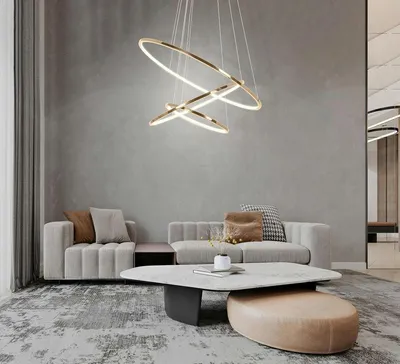 MOOSEE Lampa wisząca RING SLIM S - złoty