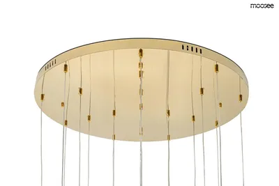 MOOSEE Lampa wisząca LEAFS DISC - złoty