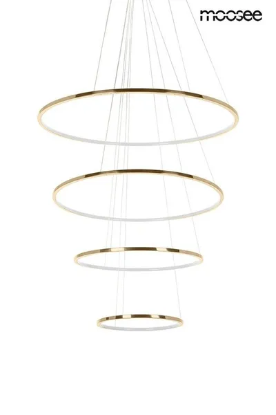 MOOSEE Lampa wisząca RING SLIM M - złoty