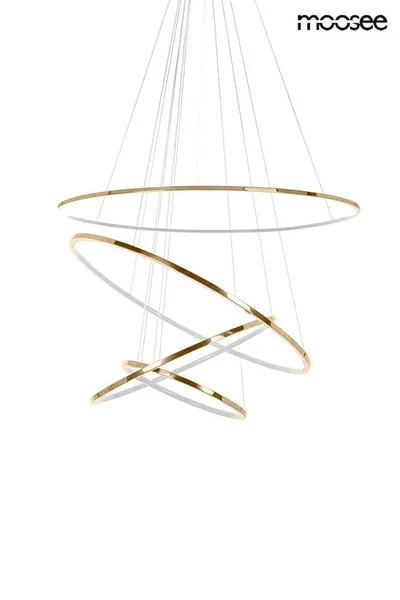 MOOSEE Lampa wisząca RING SLIM M - złoty