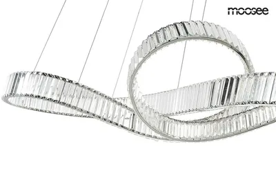 MOOSEE Lampa wisząca WAVE 160B - chrom