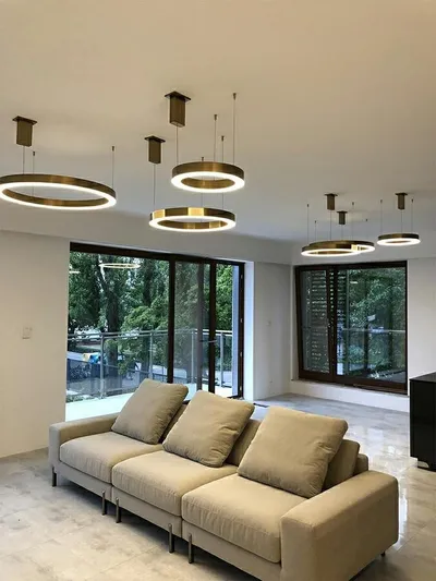 MOOSEE Lampa wisząca RING 40 - złoty