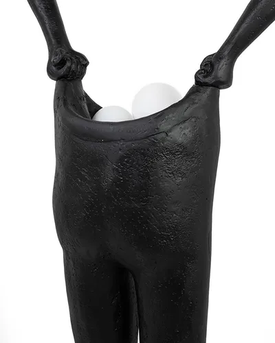 MOOSEE Lampa podłogowa HUMAN HOUDINI - czarny