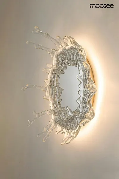 MOOSEE Lampa ścienna SPLASH M - srebrny