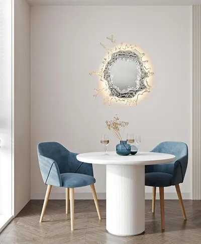 MOOSEE Lampa ścienna SPLASH M - srebrny