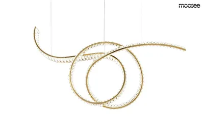 MOOSEE Lampa wisząca WAVE 120 - złoty