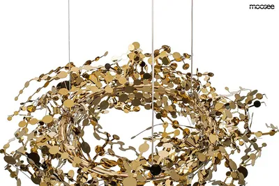 MOOSEE Lampa wisząca MONETE 60 - złoty