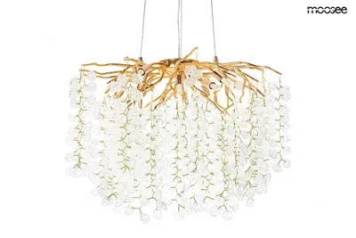 MOOSEE Lampa wisząca RIVIERA 80 - złoty/clear
