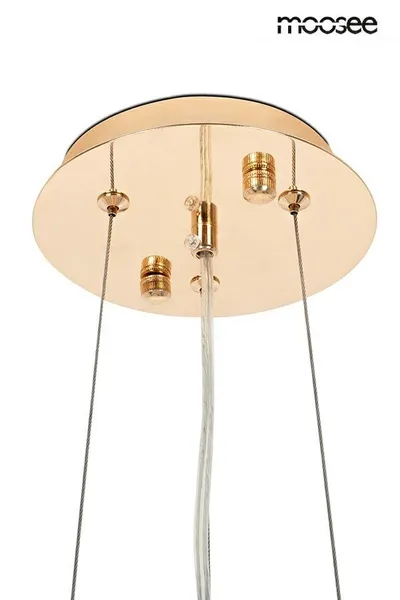 MOOSEE Lampa wisząca RIVIERA 80 - złoty/clear