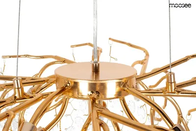 MOOSEE Lampa wisząca RIVIERA 80 - złoty/clear