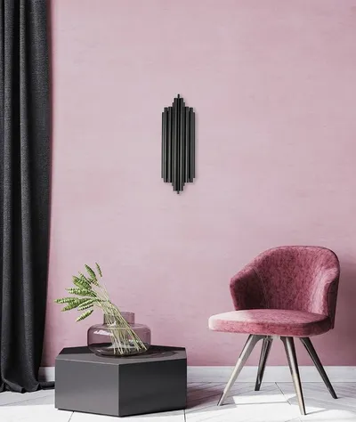 MOOSEE Lampa ścienna HARMONIC BLACK - czarny
