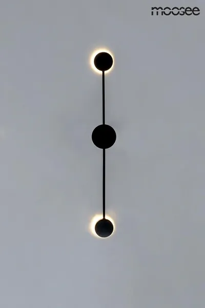 MOOSEE Lampa ścienna SHADOW 2 CLOSE - czarny