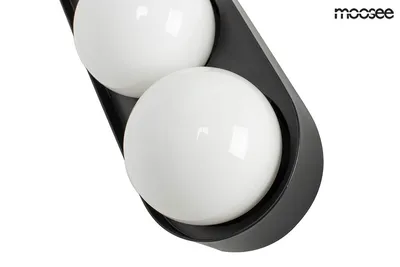 MOOSEE Lampa ścienna DROPS 3 - czarny