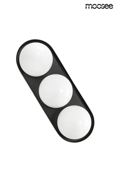 MOOSEE Lampa ścienna DROPS 3 - czarny