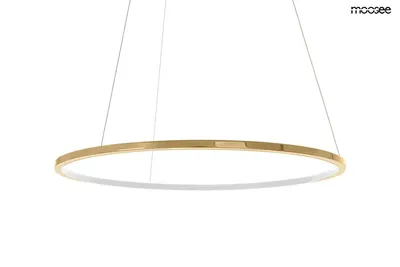 MOOSEE Lampa wisząca RING SLIM 80 - złoty