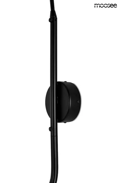 MOOSEE Lampa ścienna RAVEN 2 - czarny satynowy