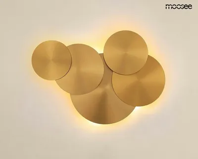 MOOSEE Lampa ścienna SCUDO - złoty