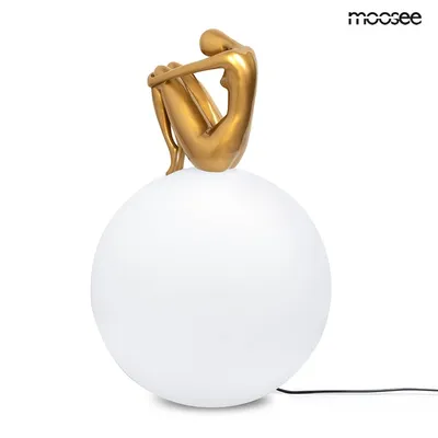 MOOSEE Lampa stołowa UOMO 35 - złoty