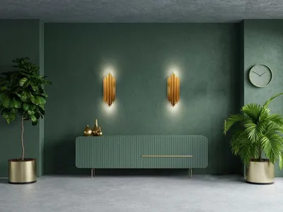 MOOSEE Lampa ścienna HARMONIC - złoty