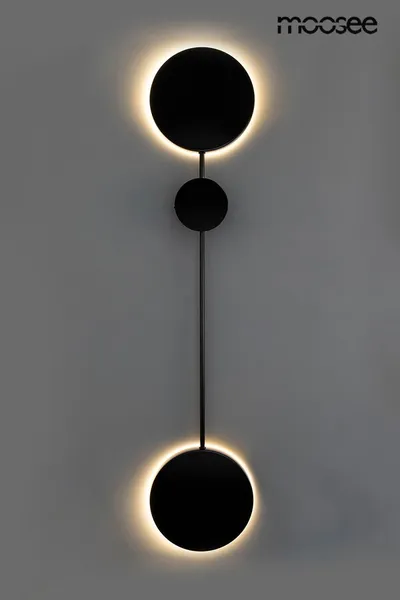MOOSEE Lampa ścienna SHADOW 2 - czarny
