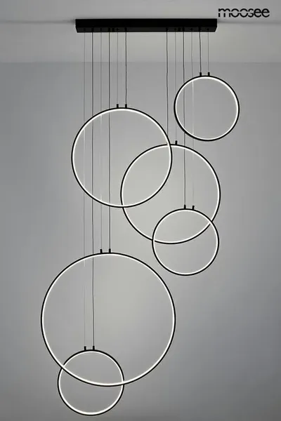 MOOSEE Lampa wisząca CIRCULO SIX - czarny