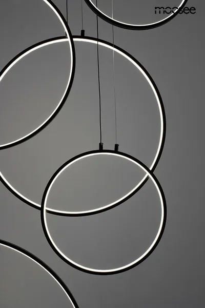MOOSEE Lampa wisząca CIRCULO SIX - czarny