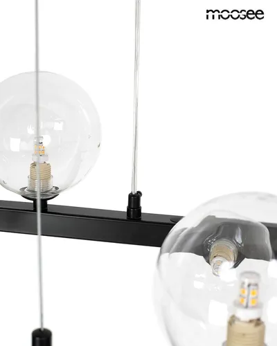 MOOSEE Lampa wisząca ALURE OVAL 120 - czarny