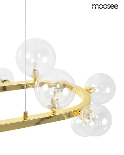 MOOSEE Lampa wisząca ALURE OVAL 120 - złoty