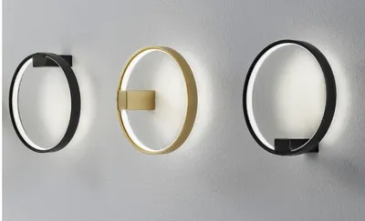 MOOSEE Lampa ścienna CIRCLE WALL - złoty