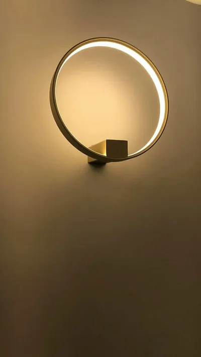 MOOSEE Lampa ścienna CIRCLE WALL - złoty