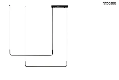 MOOSEE Lampa wisząca SHAPE DUO 120 - czarny