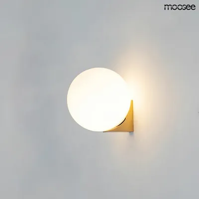 MOOSEE Lampa ścienna BOLL - złoty