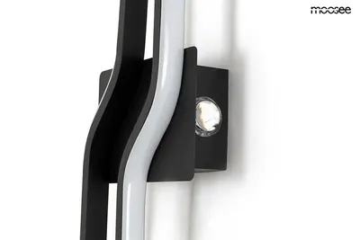 MOOSEE Lampa ścienna ROCHE 100 - czarny