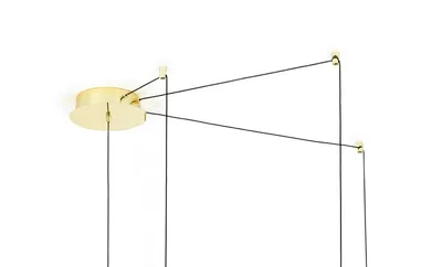 MOOSEE Lampa wisząca MIKADO S - złoty